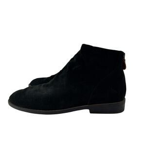 Gentle Souls By Kenneth Cole Emma 7.5M Black Suede Ankle Bootie